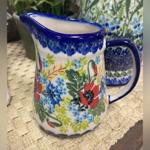 Polish Pottery Small Pitcher